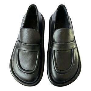 JW ANDERSON Black Leather  Slip-Ons